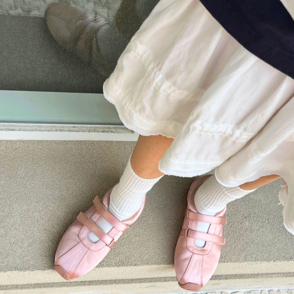 발레코어스니커즈 발레리나 정장운동화 발편한 스니커즈 이미지 6