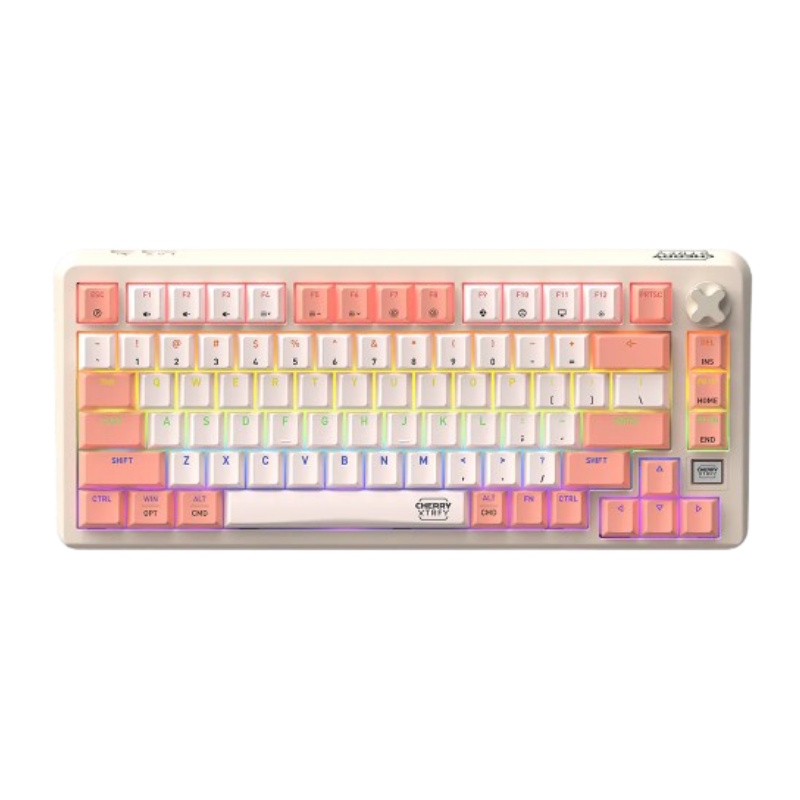 체리 XTRFY PIXIU 75 RGB MX2A 무선 3모드 게이밍 키보드 화이트 저소음 적축 - 상세 이미지 3