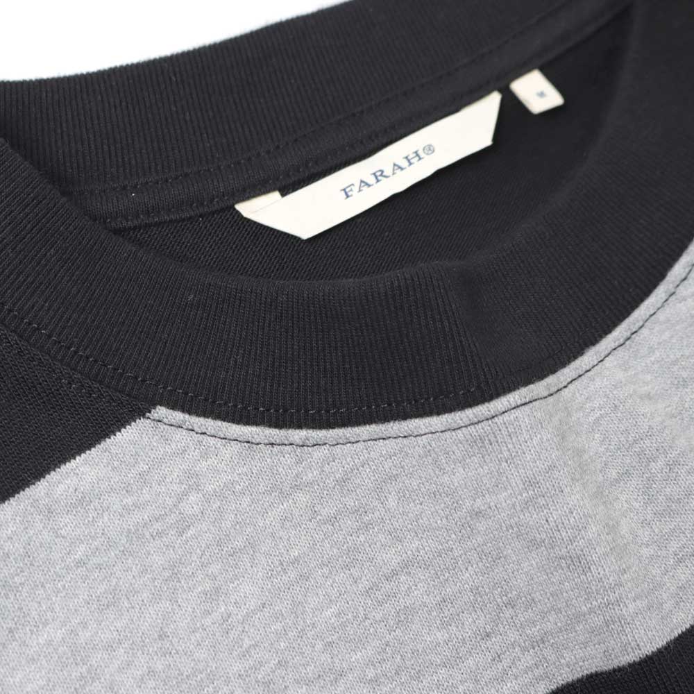 파라 FARAH 와이드 스트라이프 롱슬리브 티셔츠 FR0501-M3001 - 상세 이미지 4