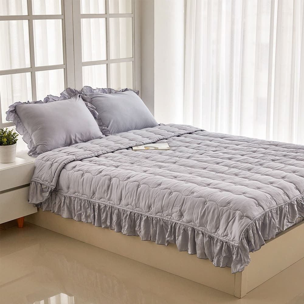 세인트구스 100% 모달 사계절 차렵이불 세트 그레이, Q