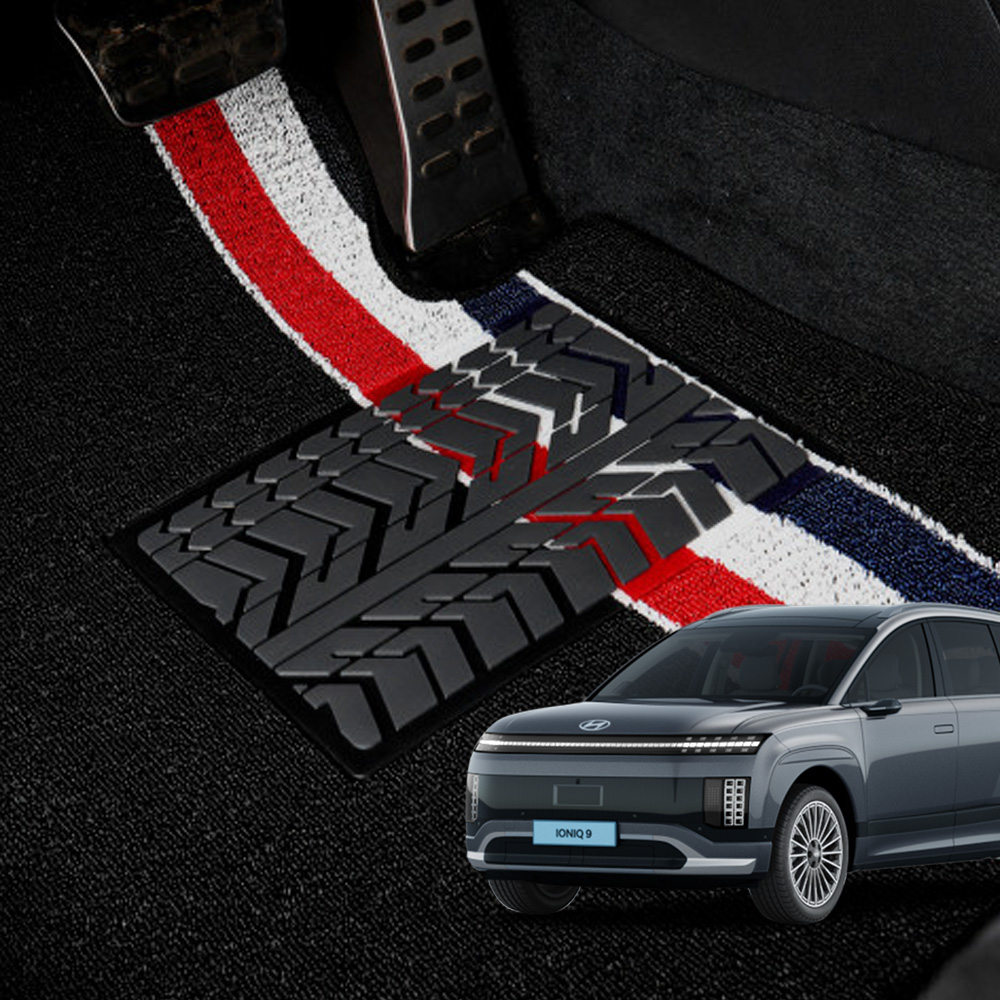 메이튼 아이오닉9 뉴 코일매트 카매트 차량용 발매트 확장형 1열+2열 6인승