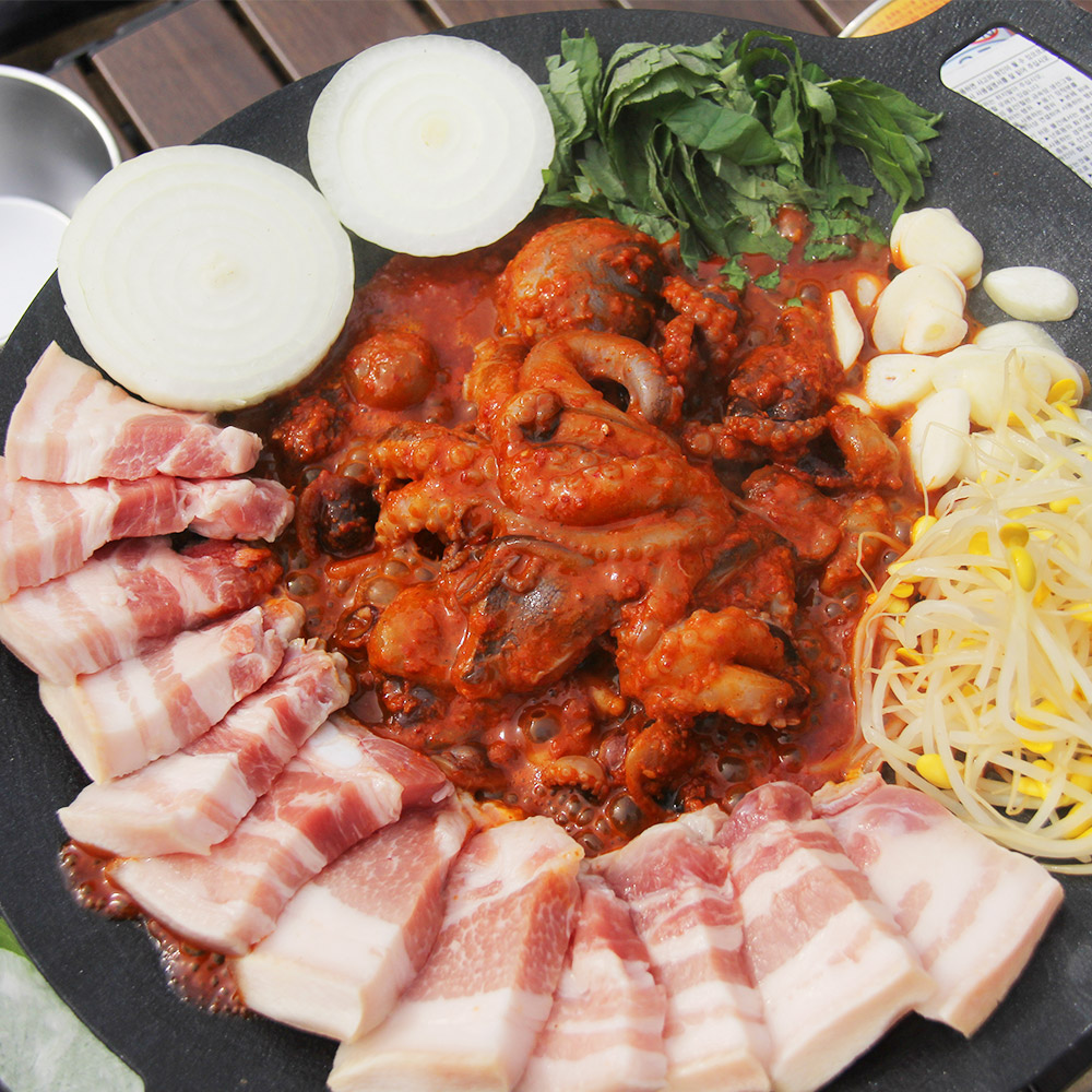 황고집네 볶음 밀키트 양념 쭈꾸미 맵고수 맵찔이 350g 3팩 : 황고집네 쭈꾸미