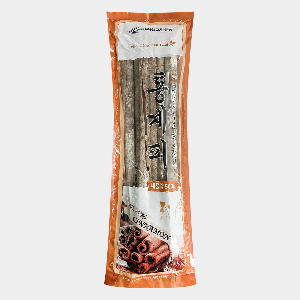 막대기 통계피 500g 계피 시나몬 스틱 개피 계피모기 육계 - 상품 이미지