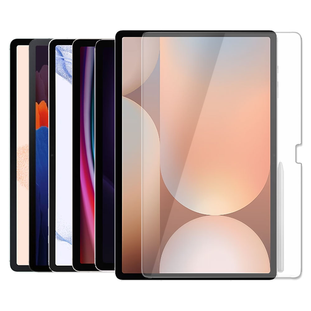 강화유리 필름 갤럭시 탭 S7 FE-S7+-S8+-S9+-S9 FE+-S10+, 1매입 - 상품 이미지