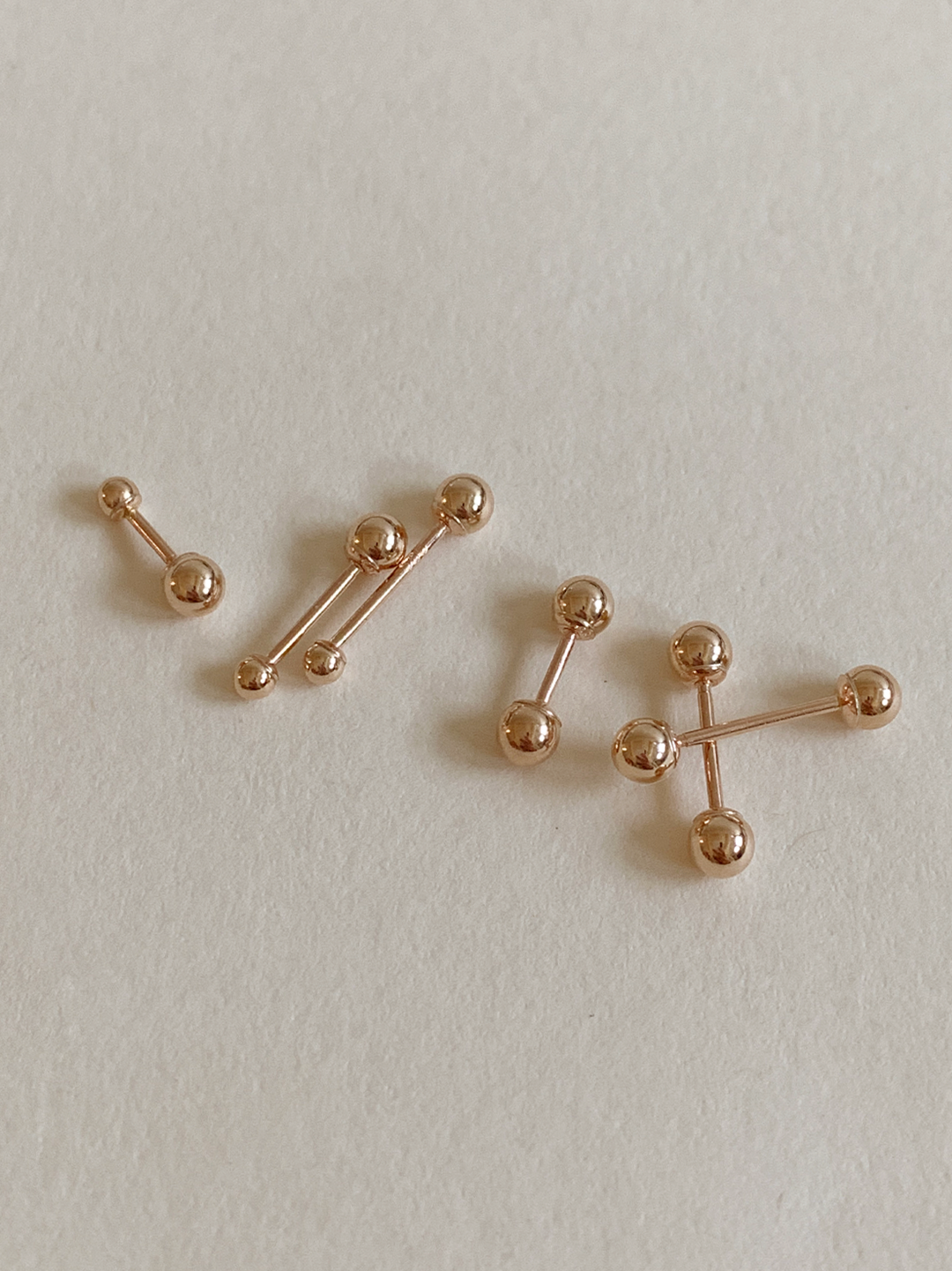 14k 미니 골드 볼 피어싱 2mm 3mm 제품 이미지