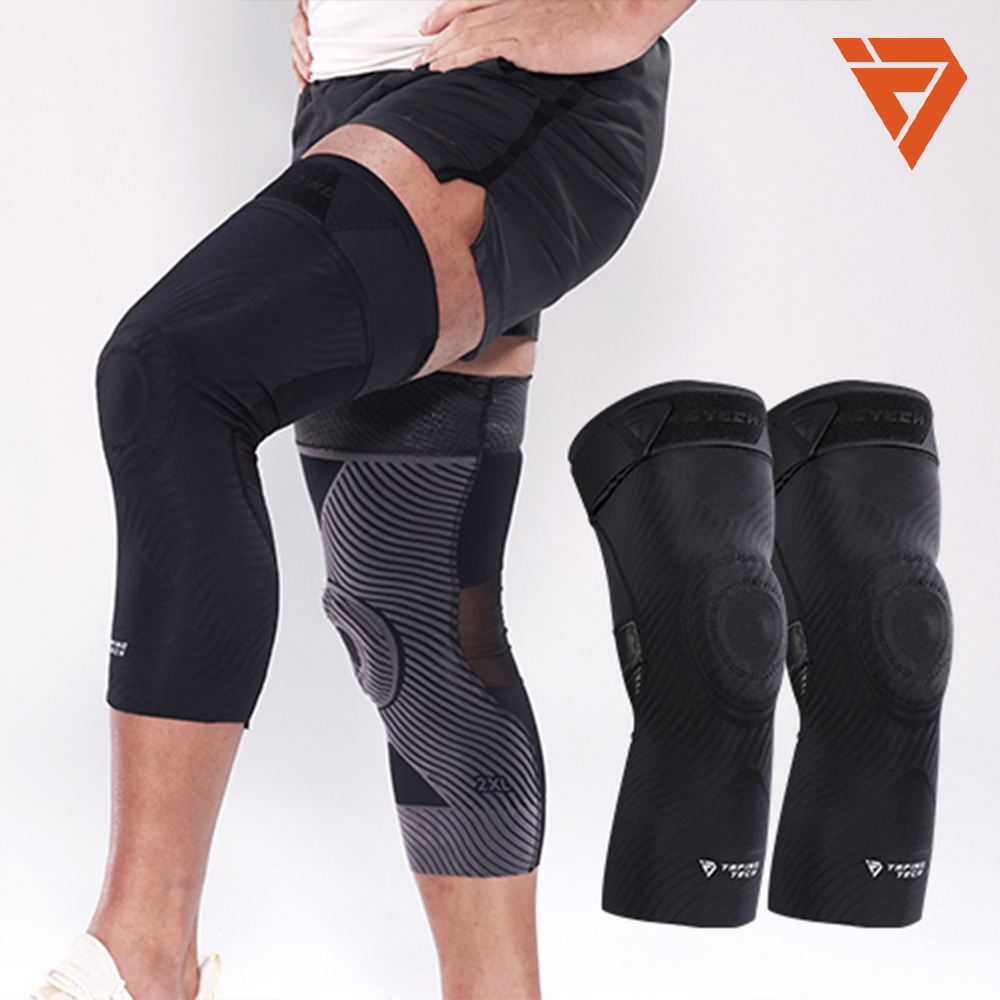 테이핑테크 GX 5세대 무릎보호대 2개입 농구 배구 등산 니슬리브 헬스 풋살 축구 러닝 골프 무릎아대