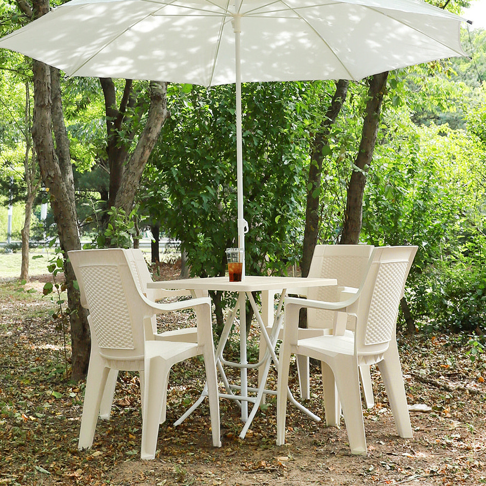 플라스틱 편의점테이블의자세트 포차테이블 정원테이블 야외테라스