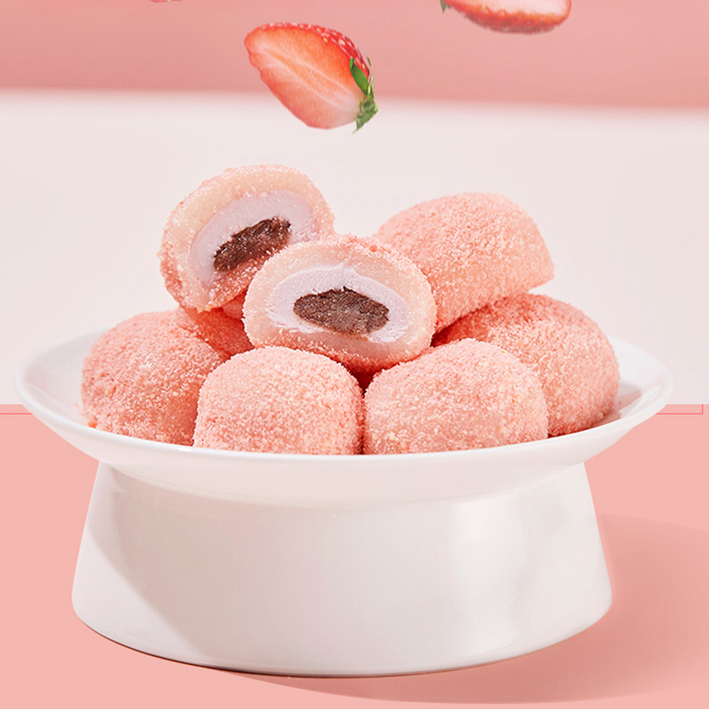한설당 딸기 크림치즈 찹쌀떡 모찌 카스테라 영양찰떡 맛집 선물 6봉 1박스 - 메인 이미지