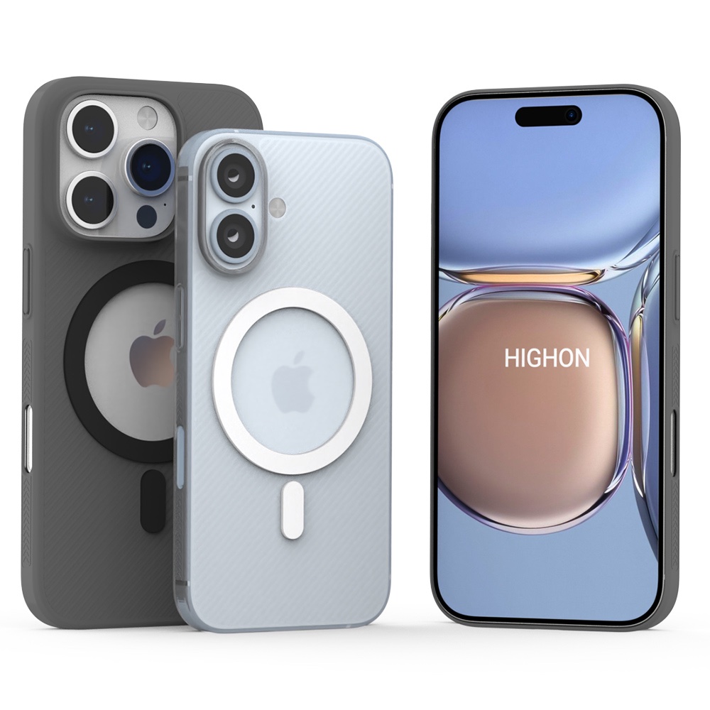 무광 초슬림 하드 맥세이프 케이스 화이트 반투명, 아이폰16 프로 - 상품 이미지