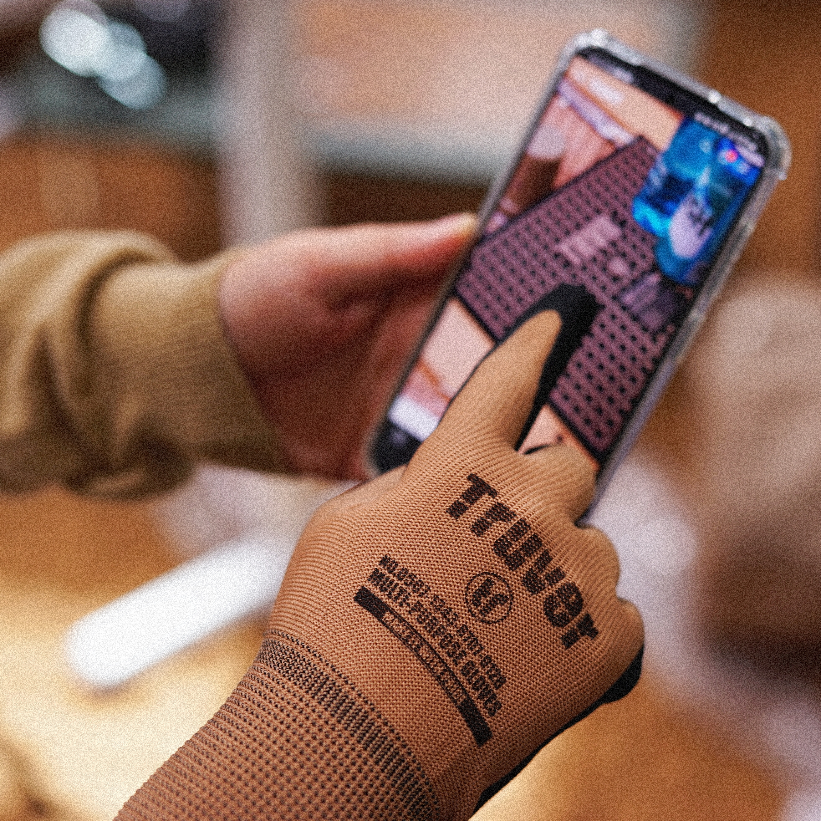 트루버 코팅 장갑 작업용 터치 목장갑