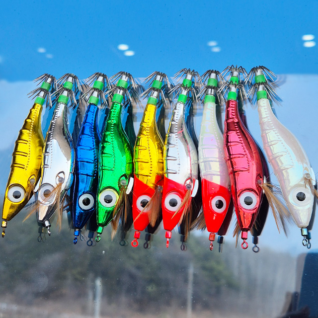 삐까뻔쩍 부리부리 메탈 왕눈이 에기 쭈꾸미 갑오징어 문어