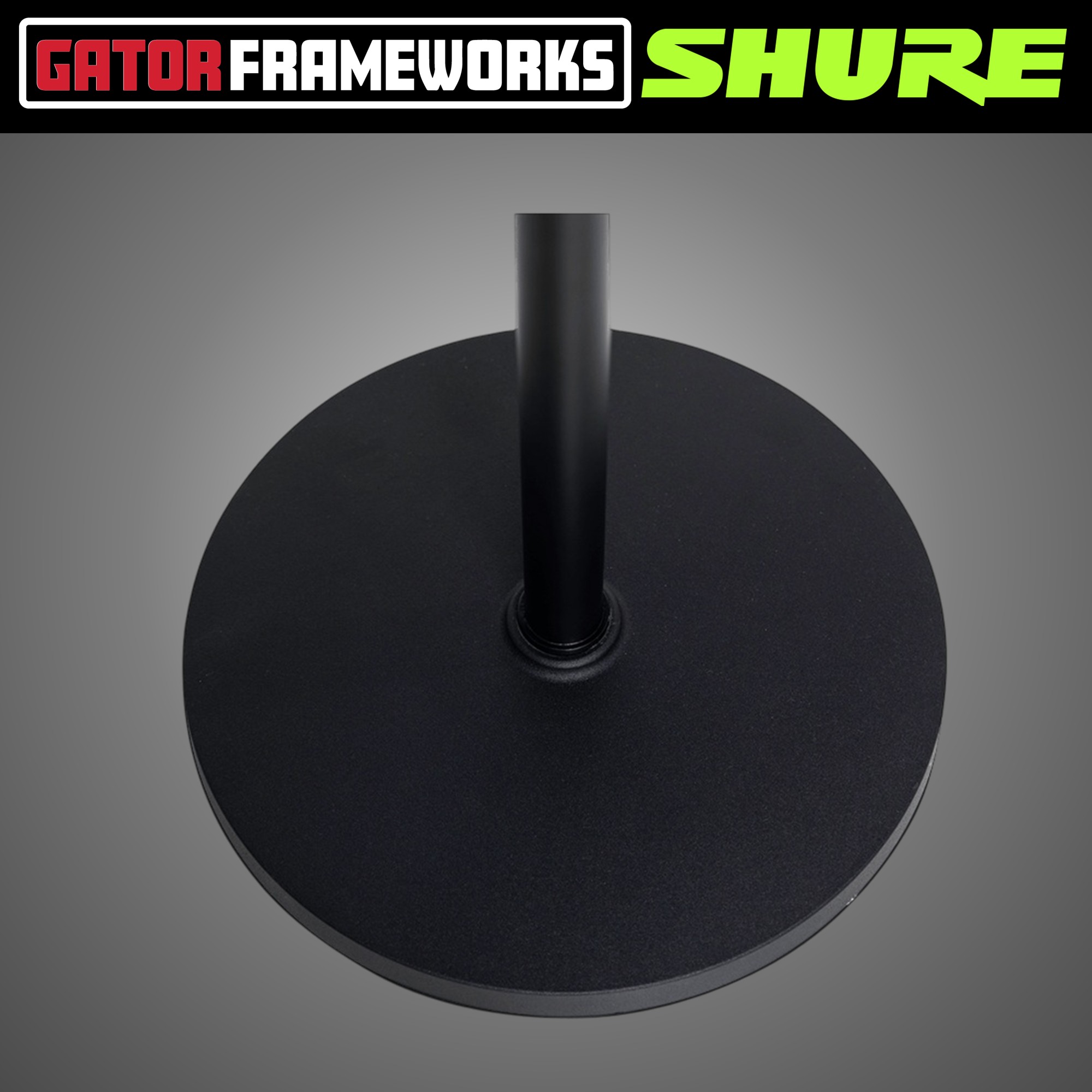 슈어 10인치 라운드베이스 일자형 마이크스탠드 SHURE GATOR Frameworks 이미지 6