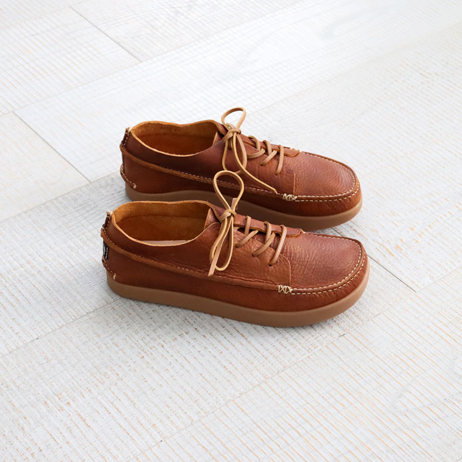 요기 풋웨어 Yogi Footwear 핀2 레더 슈 온 네거티브 힐 브라운 이미지 6