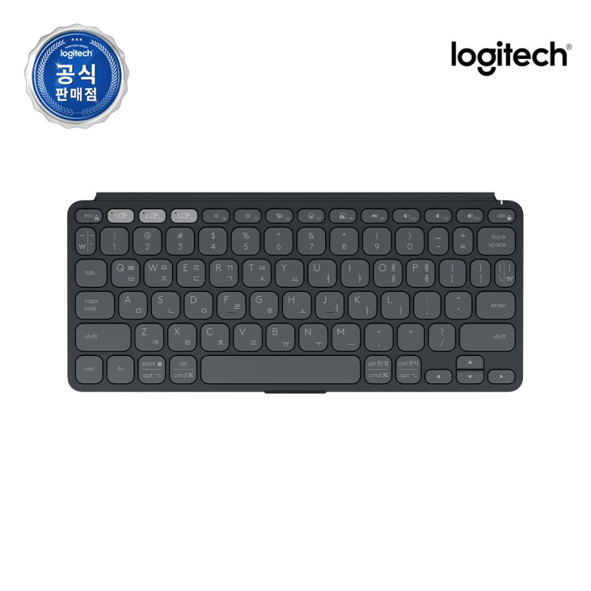 로지텍코리아 공식 Keys-to-go 2 무선 키보드 그래파이트, 팬터그래프(Pantograph)