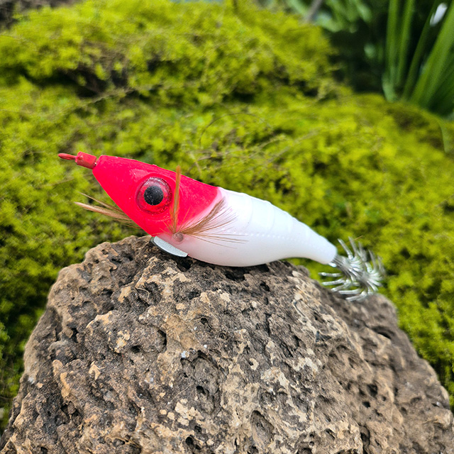 뉴 막 잡혀 왕눈이 에기 문어 쭈꾸미 갑오징어 두족류 전용 야광 맨들맨들 레드헤드 그린 고추장 - 상세 이미지 3