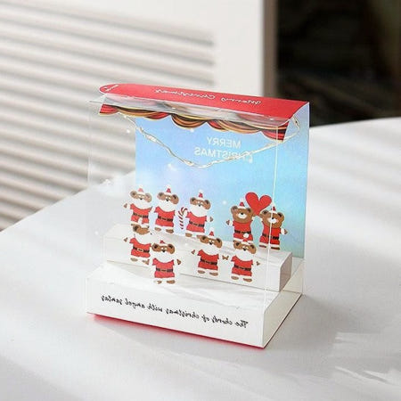 크리스마스 카드 팝업 선물 연하장 축하 편지 메시지