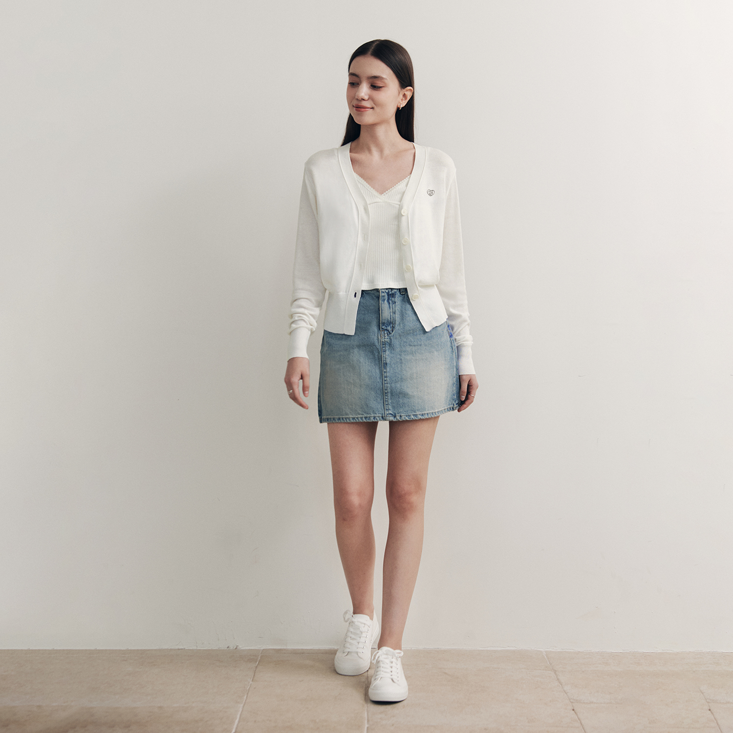 [제로스트릿][3컬러] 하트 펜던트 가디건 HEART PENDANT CARDIGAN 이미지 6