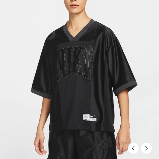 국내매장판 나이키 스포츠웨어 스트리트 오버사이즈 반팔 그래픽 저지 D4 HJ0281-010