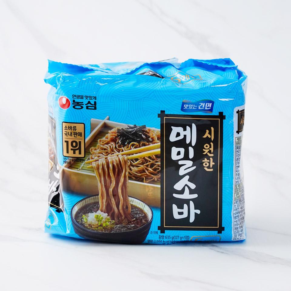 메가마트 농심 메밀소바 127gx5개 - 상세 이미지 2