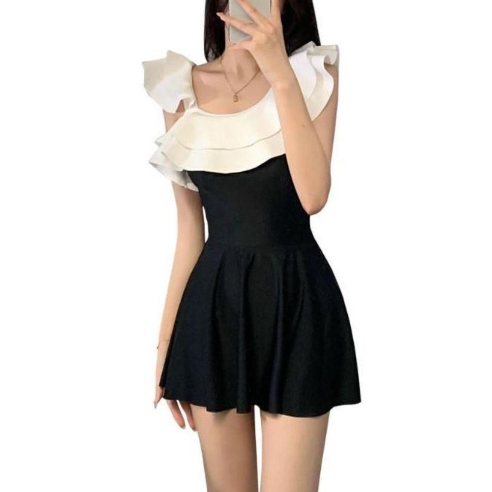 부유방 커버 수영복 뱃살 래쉬가드 비키니 팔뚝살 - 상품 이미지