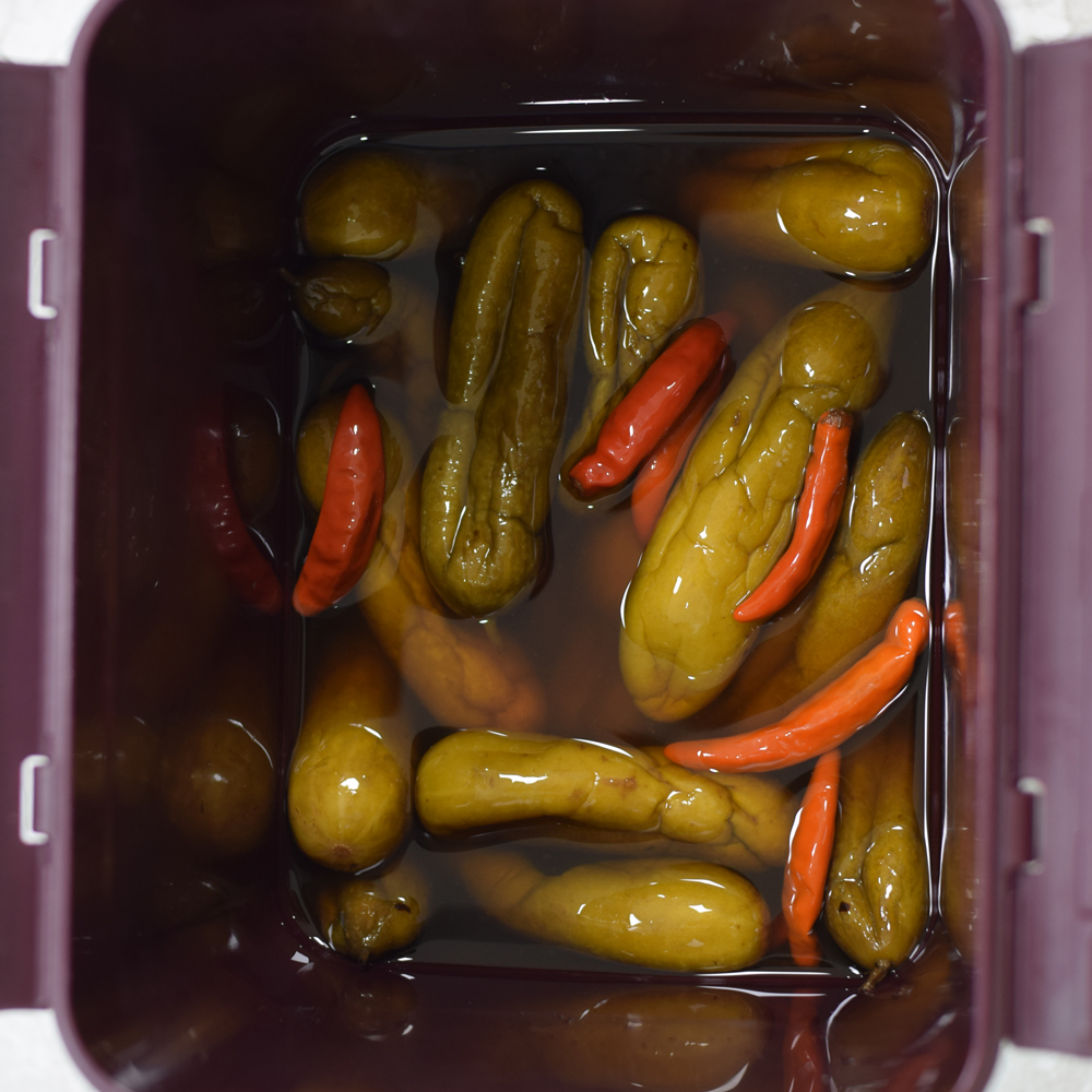 테르헨 316 스테인레스 짱아지 누름판 L 28x20cm 김치통누름돌 이미지 8