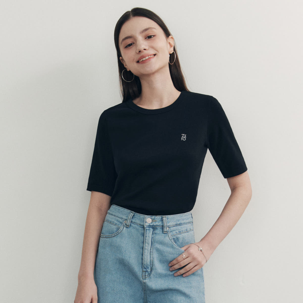 제로스트릿 [제로스트릿] 에센셜 로고 티셔츠 2컬러 ESSENTIAL LOGO T-SHIRTS