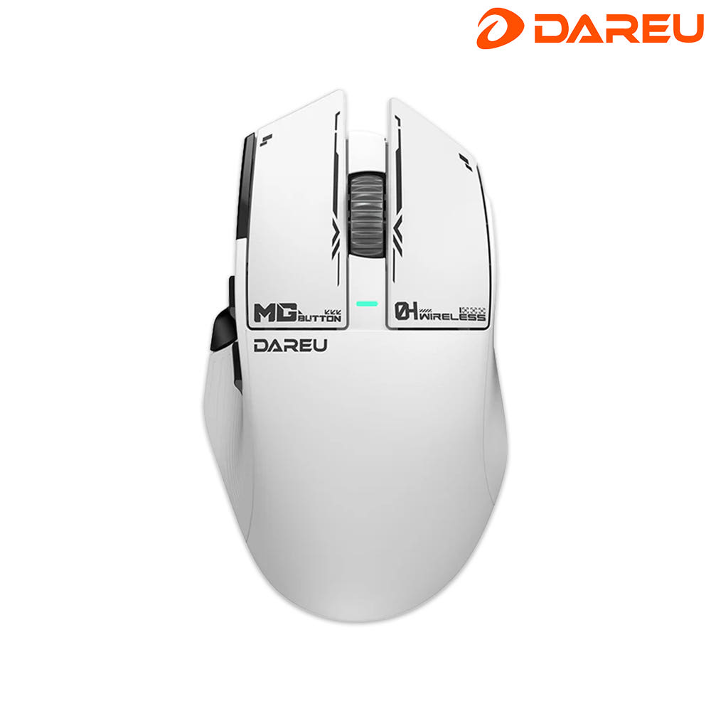 다얼유 A980 PRO MAX 4K 8K 유무선 게이밍 마우스 화이트