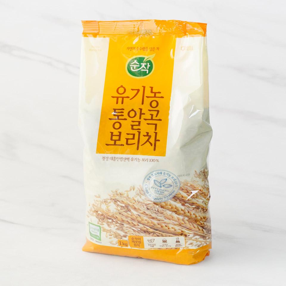 메가마트 순작 유기농 통알곡 보리차 1kg - 상세 이미지 2