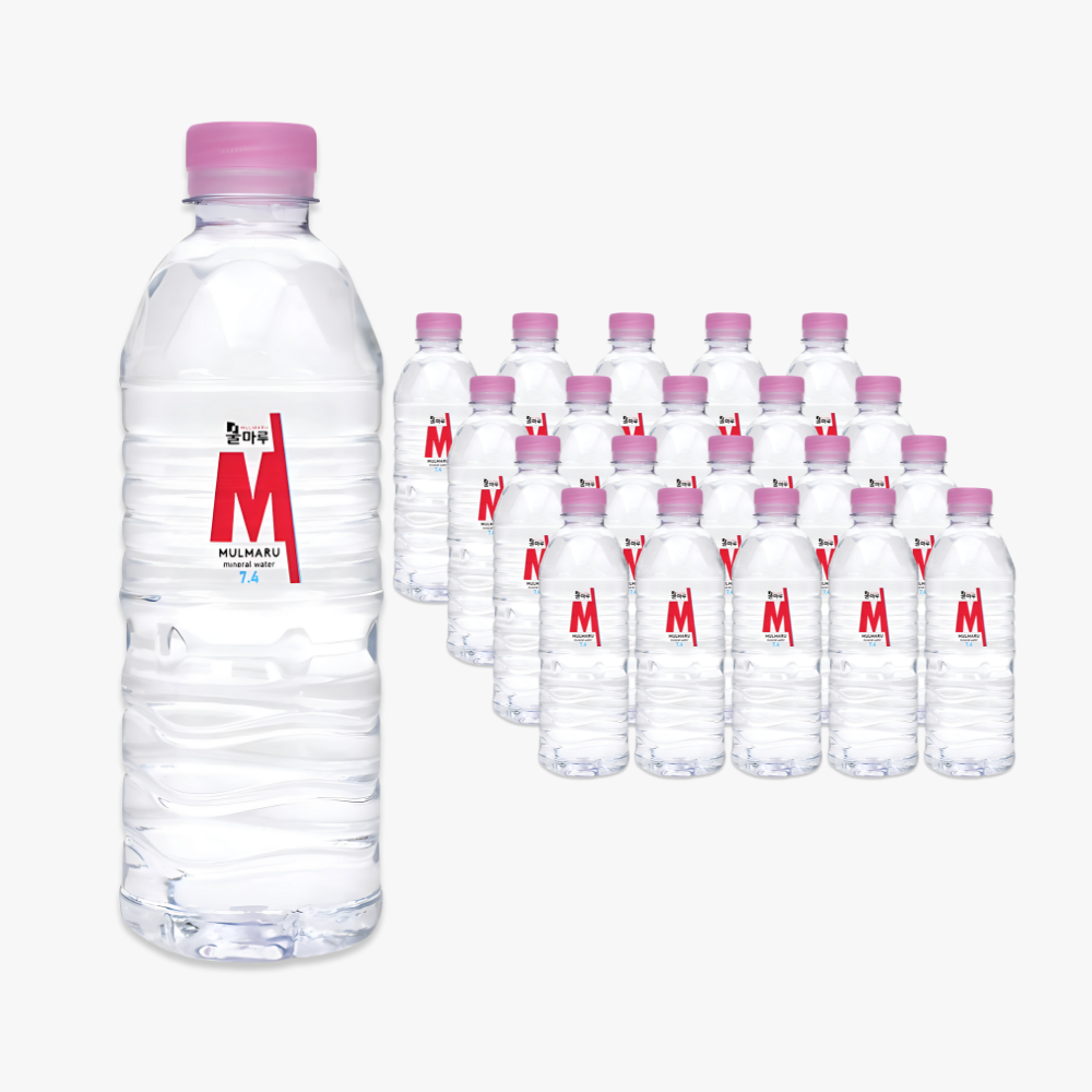 물마루 광천수 알칼리수 미네랄워터 알카리수 일반 페티명 500ml, 20개 - 상세 이미지 2