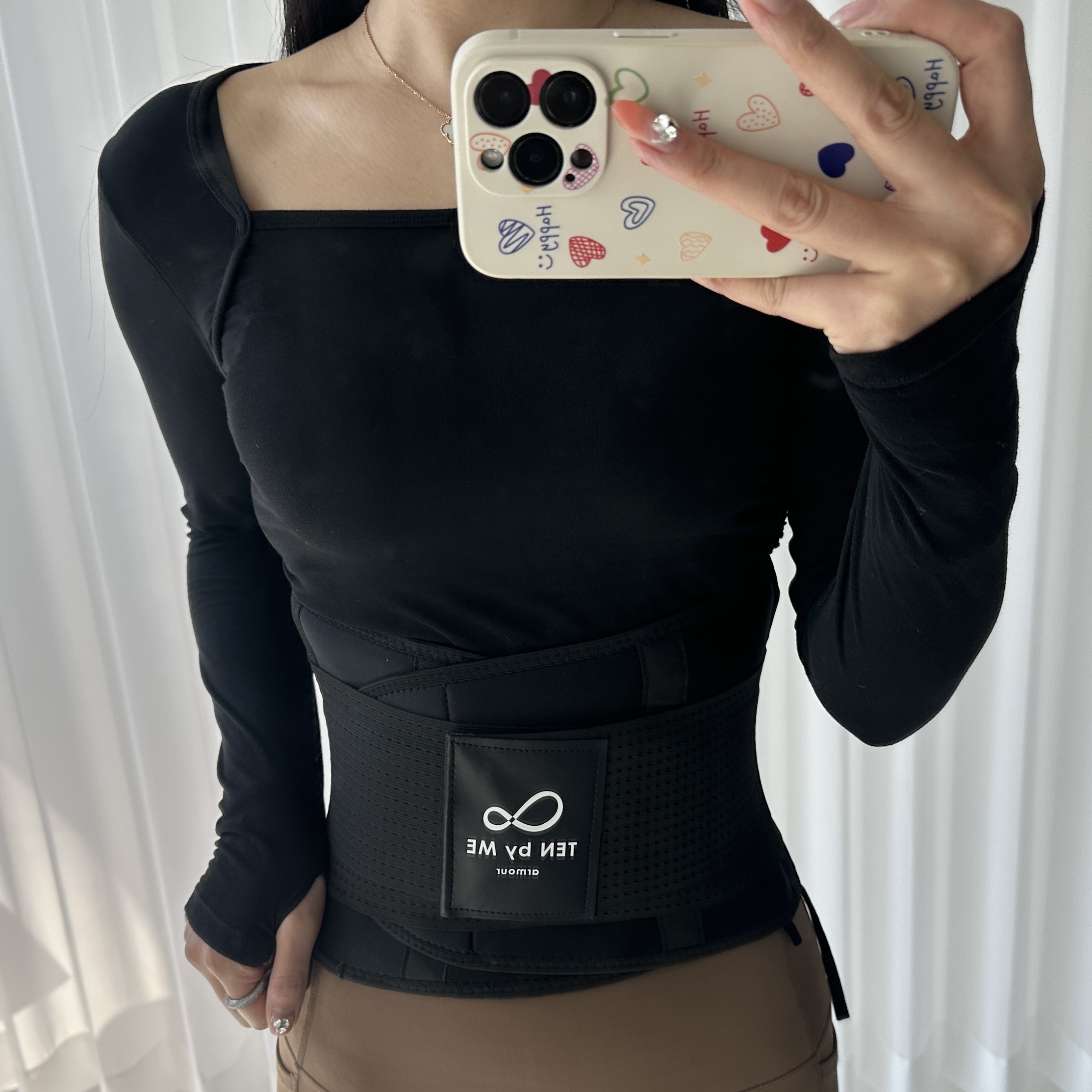다이어트 헬스 복근 탄력밴드 운동 허리 복대 - 상세 이미지 2