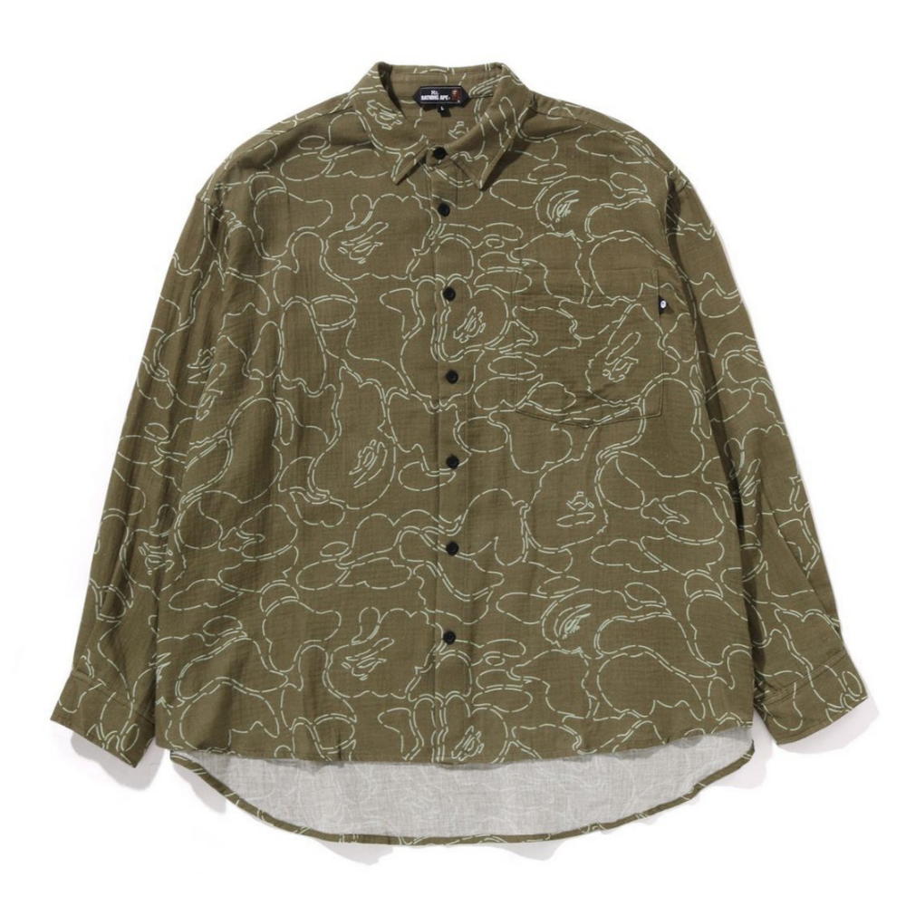 베이프 셔츠 PRINTED CASUAL SHIRT 3월 2주차 신상 7L30-131-305 - 메인 이미지