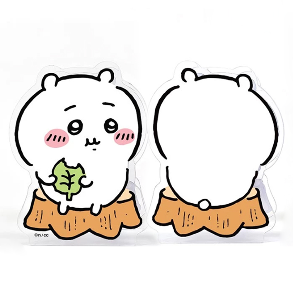 먼작귀 치이카와 양면 아크릴 소품 정리함 연필 꽂이 다용도 브러쉬 캐릭터 굿즈 - 상품 이미지