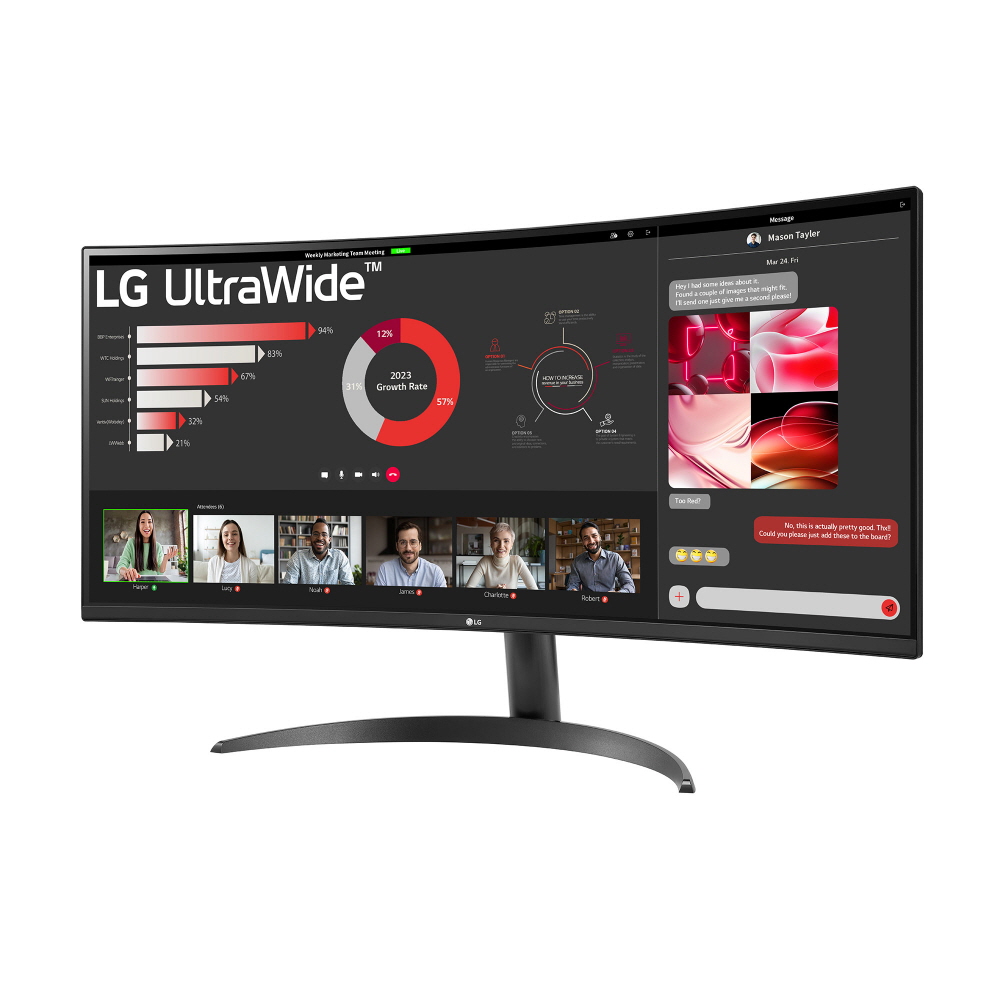 혜택가37만 LG 34WR50QK 86cm(34인치) WQHD 울트라와이드모니터 100Hz - 상세 이미지 3