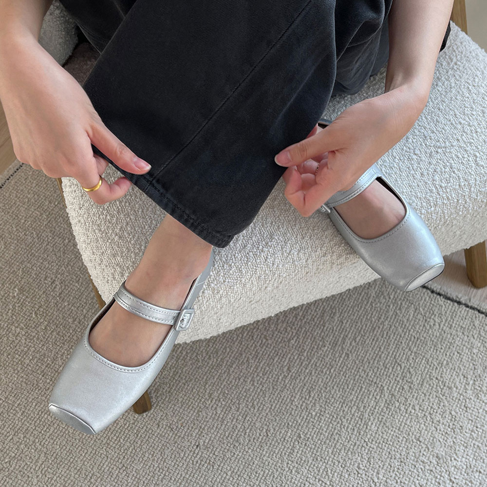 베카 스퀘어 발레리나 메리제인 플랫 이미지 8