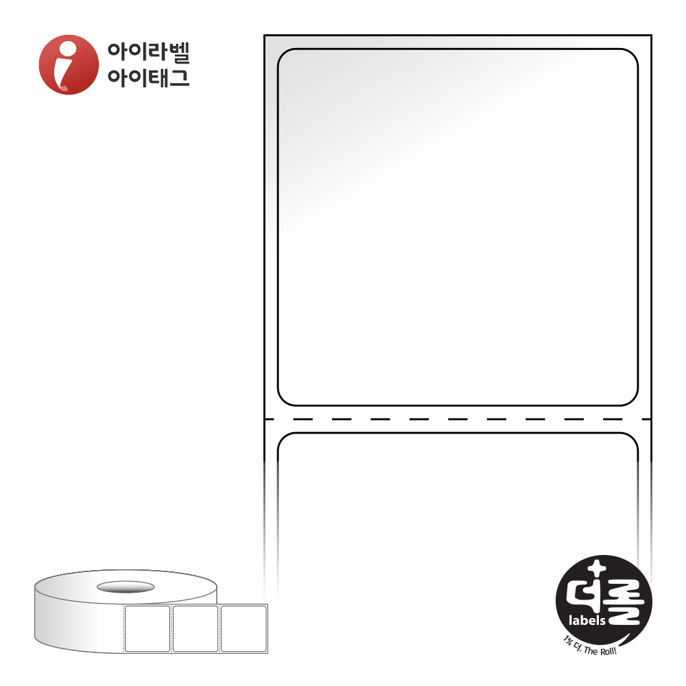 더롤라벨 RS4039LG 바코드 라벨지 40x39.333 흰색 아트 광택 40지관 6,500라벨 - 메인 이미지