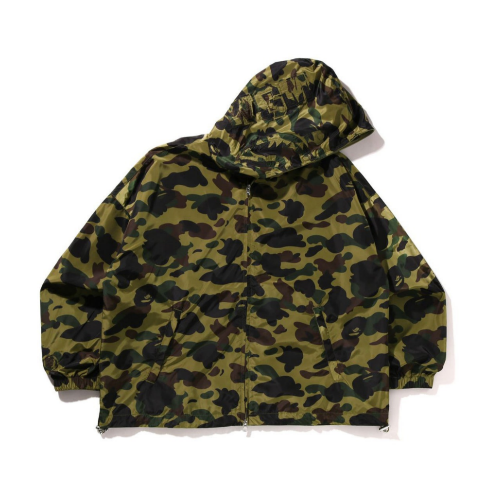 베이프 자켓 1ST CAMO JACQUARD SHARK FULL ZIP JACKET 3월 2주차 신상 1L30-140-326 - 메인 이미지