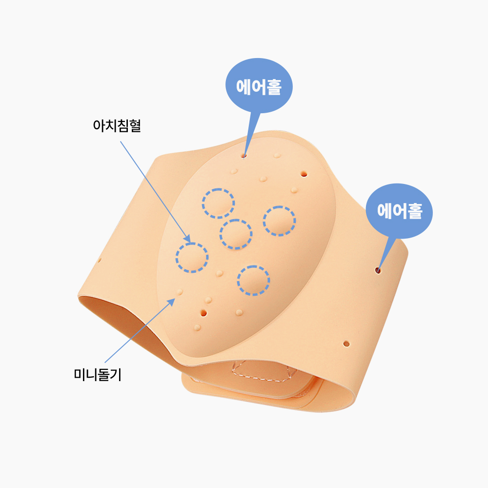 포풋 발아치 지압패드 SEBS 근막 마사지 족궁 지간신경종 보호대 - 상세 이미지 5