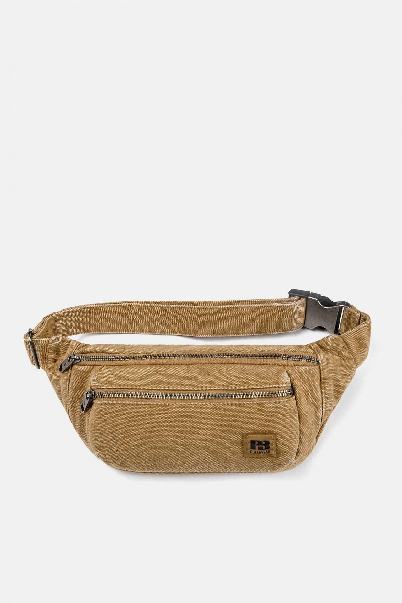 풀앤베어 캔버스 벨트백 5072/540 EARTH BROWN