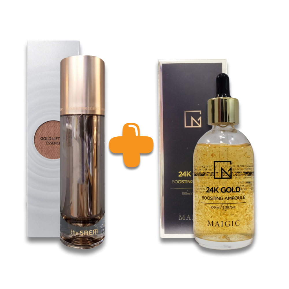 금실 리프팅앰플2종 세트(메이지 부스터 첫세럼100ml+더샘 골드 에센스40ml) - 상품 이미지