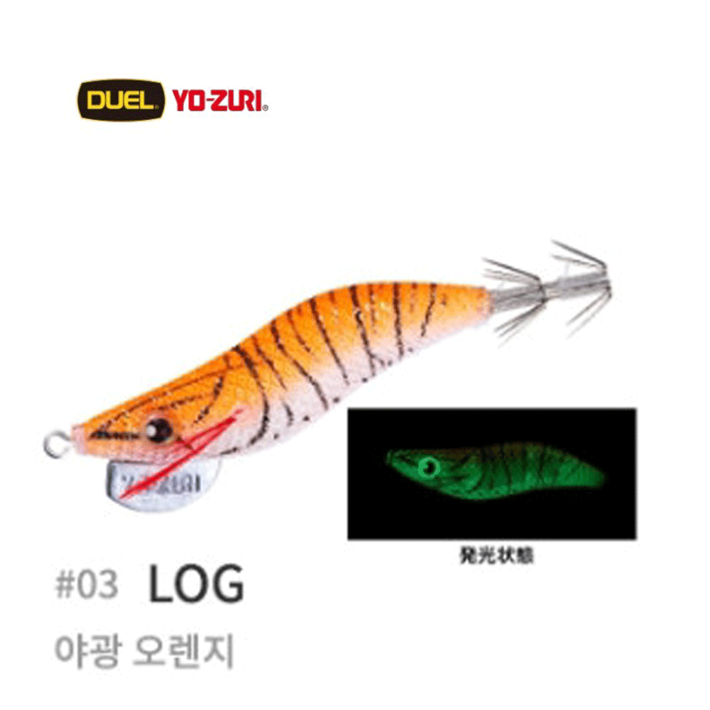 바다루어 요즈리 아오리 갑오징어 수박 고추장 타코 수평 에기 슷테 루어 오렌지, 7.6cm(3인치) - 메인 이미지