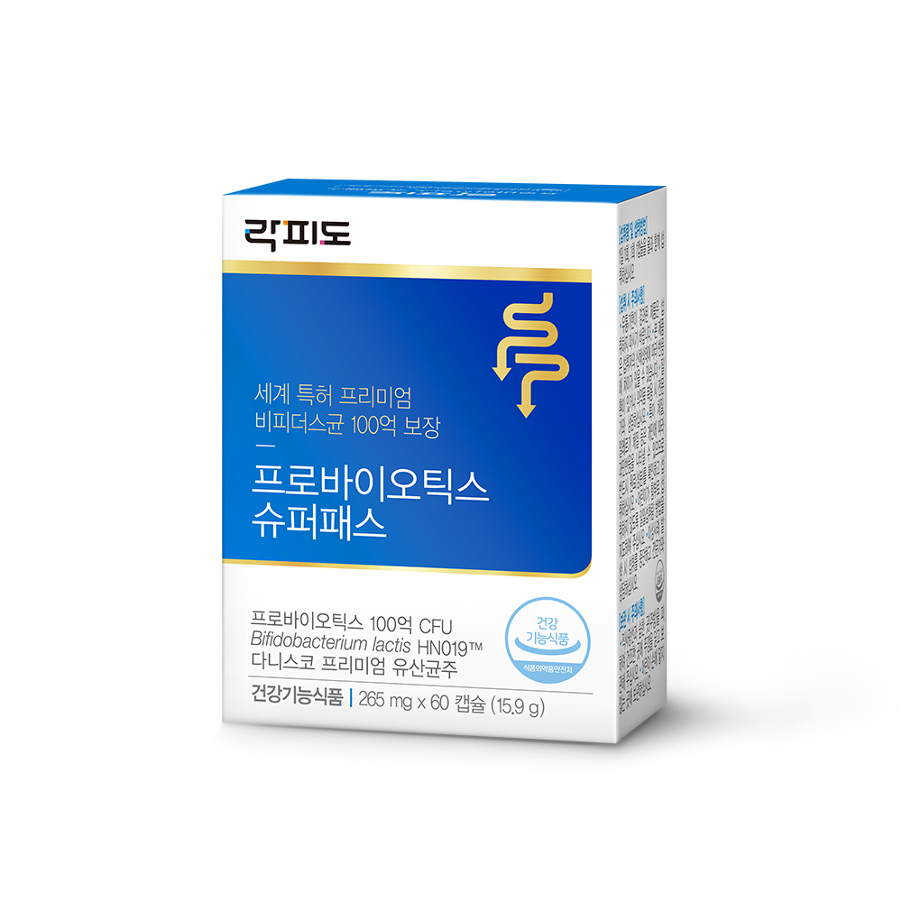 락피도 프로바이오틱스 슈퍼패스 · 세계프리미엄 100억 유산균 60캡슐, 1개 이미지 4