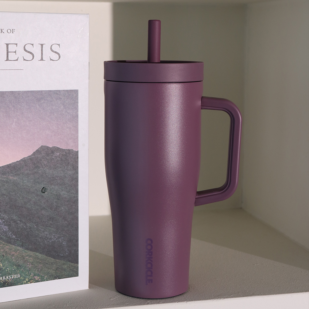 콕시클 크루저 22oz 스텐 보냉 텀블러 밀폐 손잡이 빨대 650ml, 데저트 - 상세 이미지 5