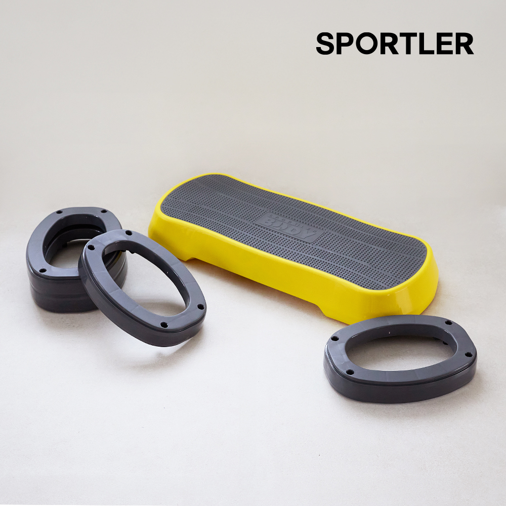 스포틀러 파워 스텝박스 2단 3단 계단 오르기 에어로빅 실내 유산소 헬스 점프 운동 기구