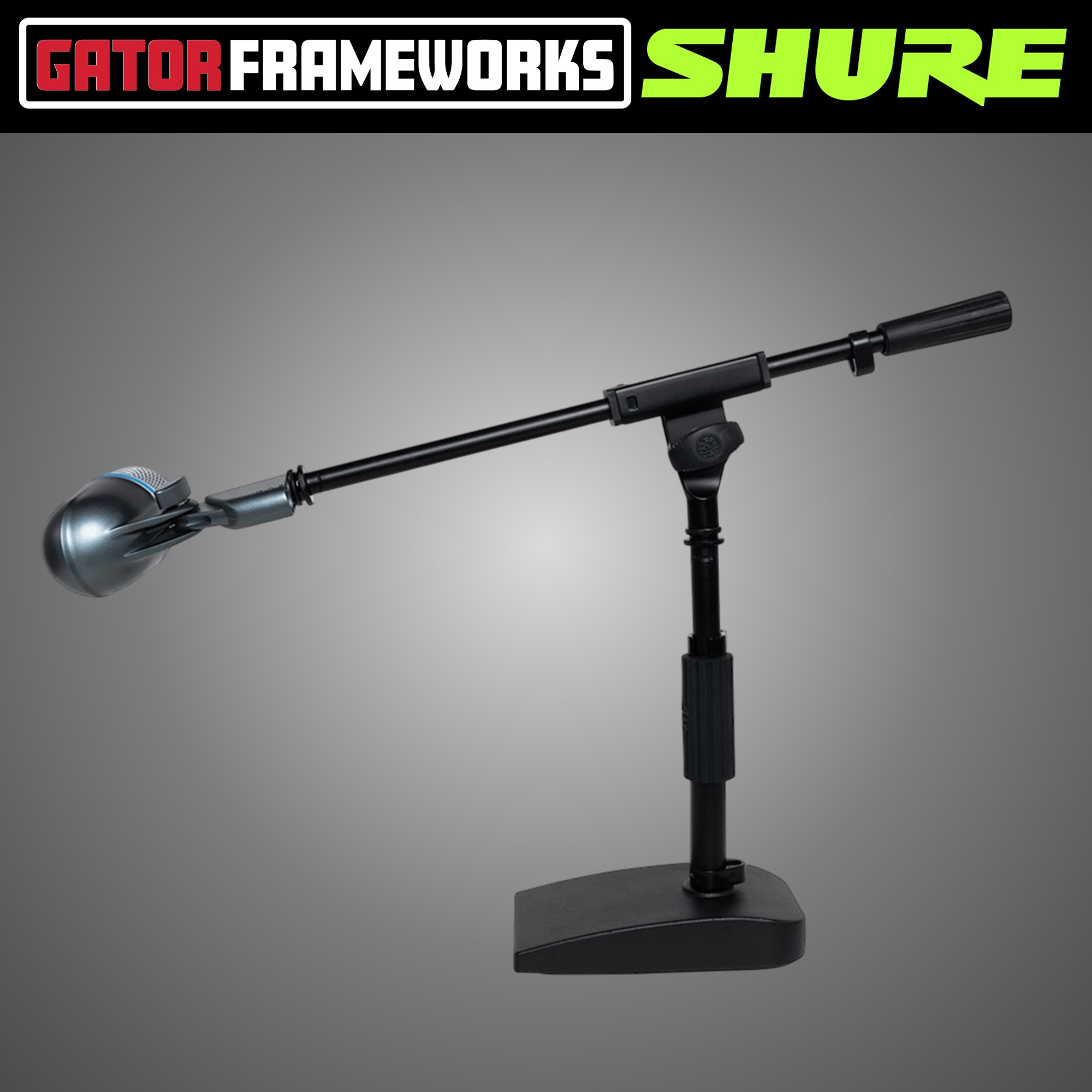 슈어 데스크탑 베이스드럼용 탁상용 마이크스탠드 SHURE GATOR Frameworks - 상세 이미지 2