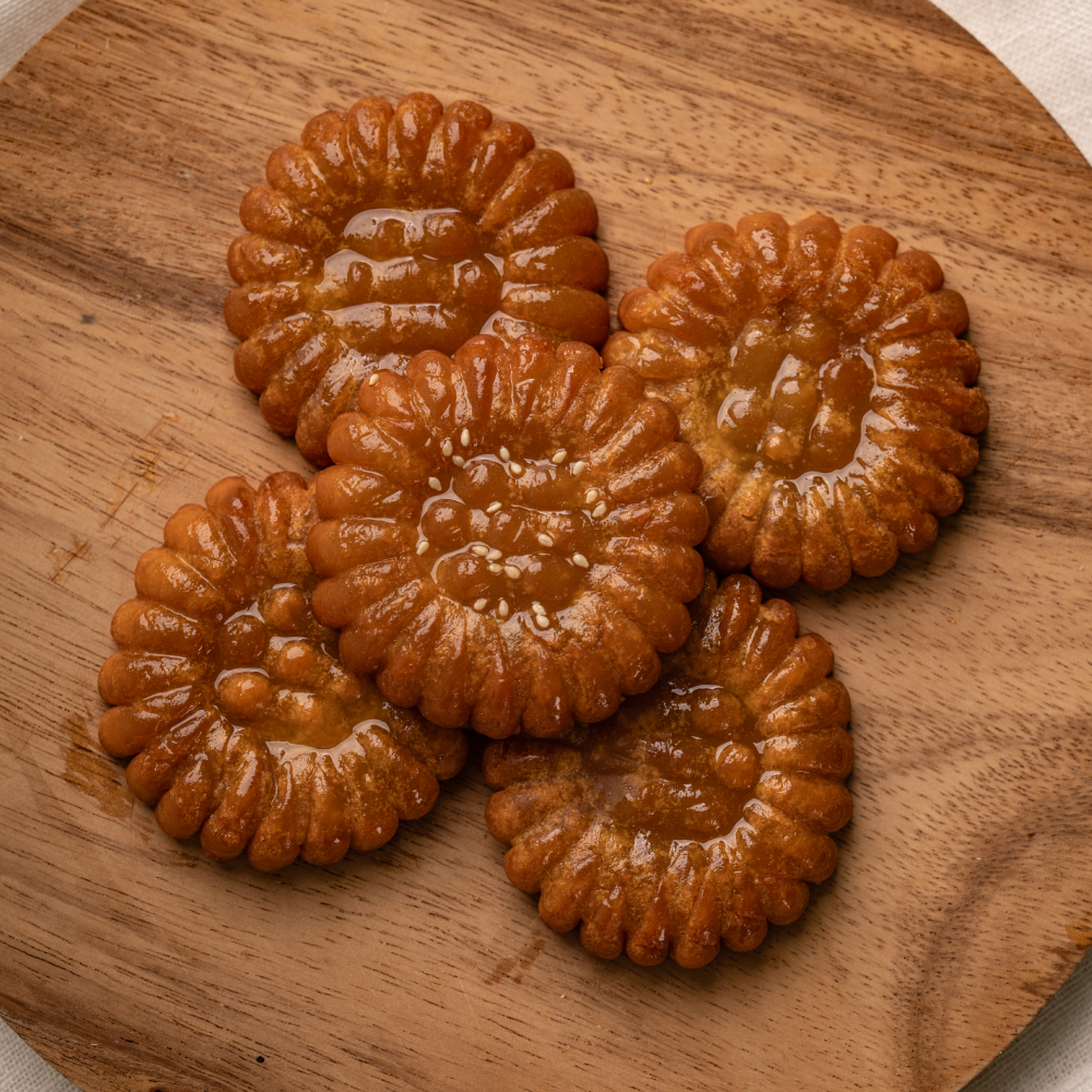 국산 초례청 찹쌀 전통약과 간식용40g 제수용60g 개별포장 꿀 함유 옛날과자 - 상세 이미지 3