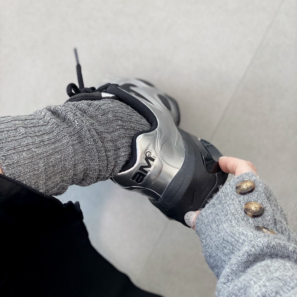 나이키 에어 맥스 뮤즈 블랙 메탈릭 실버 이미지 7