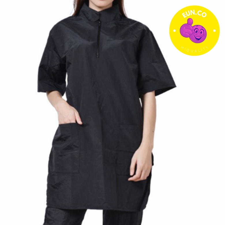피부관리사 유니폼 애견미용사 가운 털안붙는옷 남여공용 상하세트 생활방수 서비스업