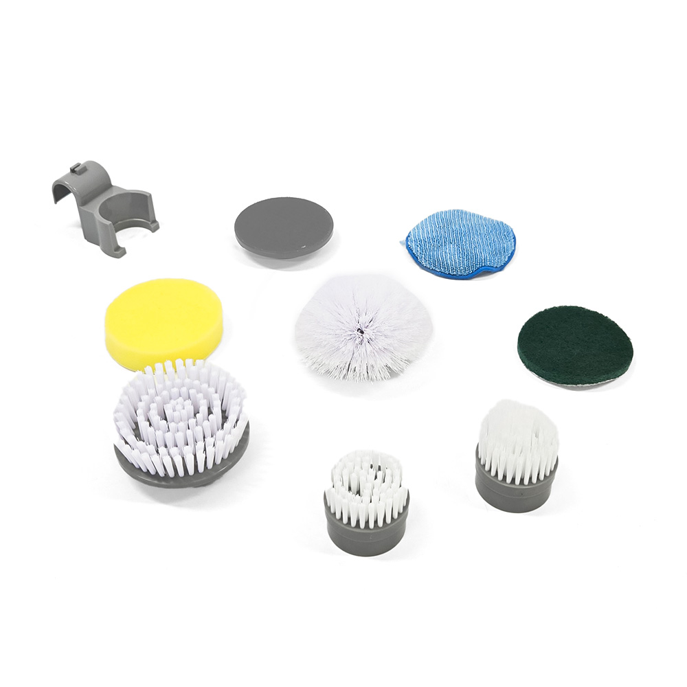 욕실청소솔 화장실청소 디클 원샷스핀 틈새 바닥 무선 전동 솔 7종 브러시 + 보관용 걸이