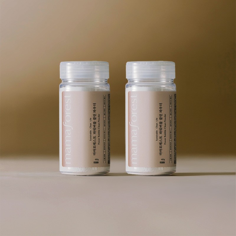 마마포레스트 주방 기름때 탄냄비 텀블러 스텐 연마제 제거 파워버블 클린파우더 1+1