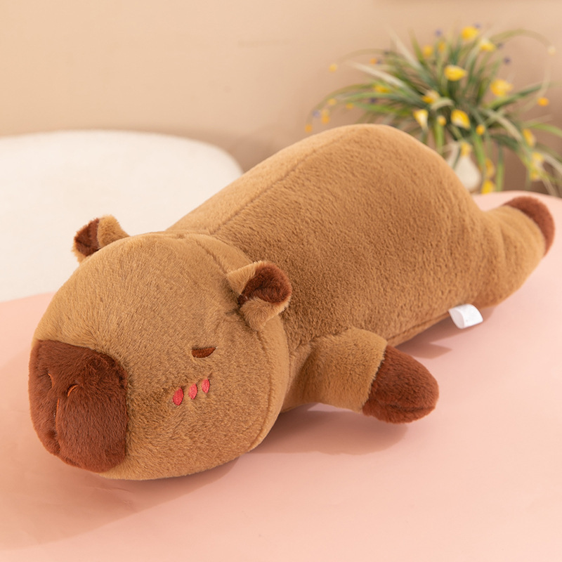 카피바라 바디필로우 특대형 초대형 롱쿠션 인형 40cm - 상세 이미지 2